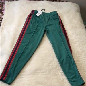 NEVER WORN Money Green Track Pant/ trousers